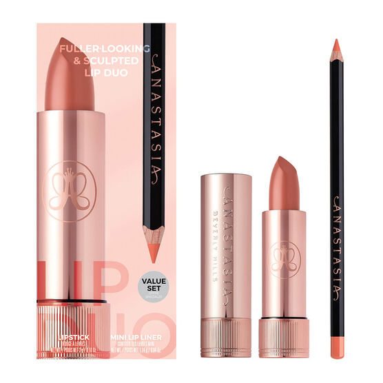 HOLIDAY LIP DUO KIT - PEACH BUD